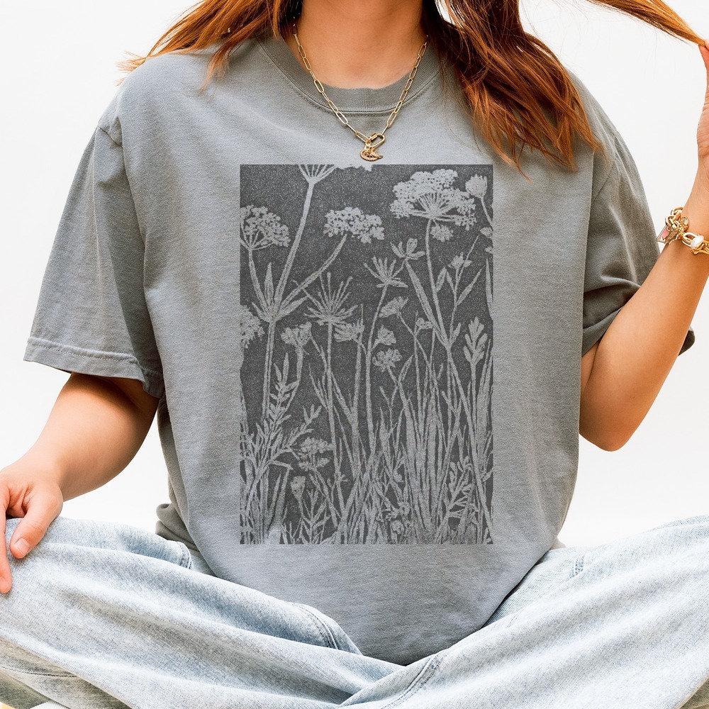 Wildflower Meadow Nature Lover Graphic Tee